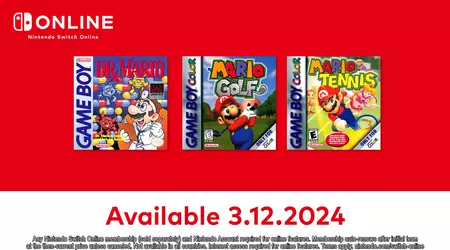 On March 12, the Nintendo Switch Online catalogue will be expanded with three Mario projects from the Game Boy era