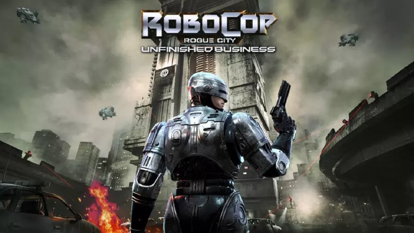 RoboCop: Rogue City раскрывает главный арт 'Unfinished Business'