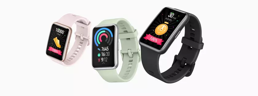 Huawei Watch Fit: смарт-часы с вытянутым 1,64" дисплеем, датчиками ЧСС и SpO2 и автономностью до 10 дней за $110