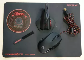 Беглый обзор геймерской мыши Epic Gear Meduza с аксессуарами