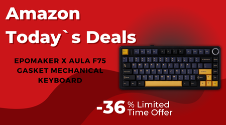 EPOMAKER x Aula F75 Gasket Mechanical Keyboard – Now $36 Off!