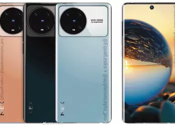 High-quality images of vivo NEX 5 leaked to the Network - many cameras, a large front camera and a curved display