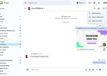 Google Chat запускает аудиовстречи Huddles с интеграцией Google Meet