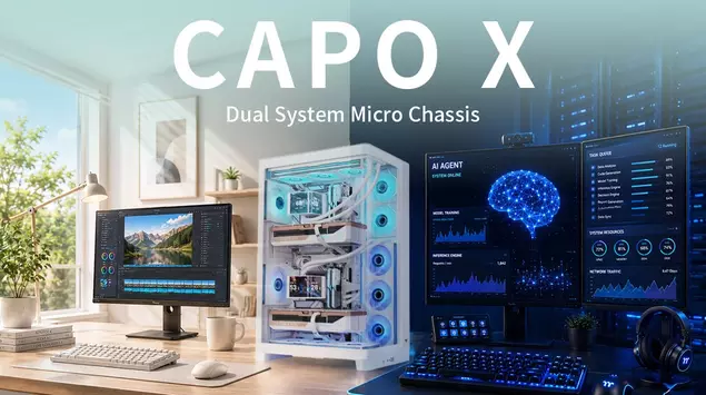 Thermaltake CAPO X puts two full ...