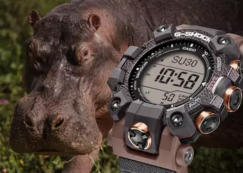 Casio выпустила G-Shock Mudman — брутальные неубиваемые часы с корпусом, имитирующем кожу бегемота