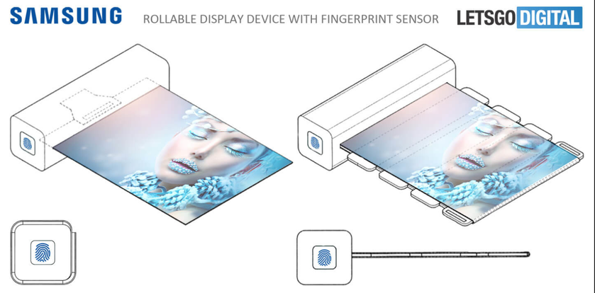 Samsung запатентовала планшет, который сворачивается в трубочку