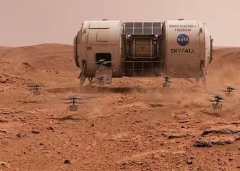 Ядерный реактор и шесть вертолетов: NASA готовит миссию Skyfall на Марс