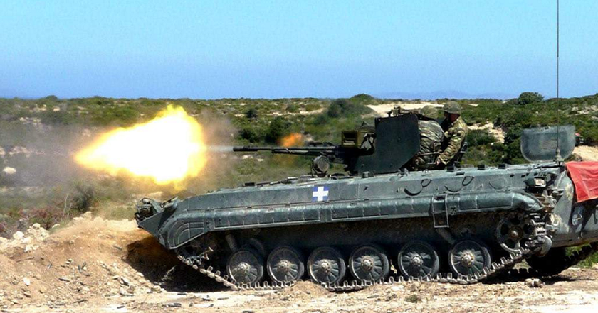 Греция начала отправку боевых машин пехоты BMP-1A1 Ost в Украину