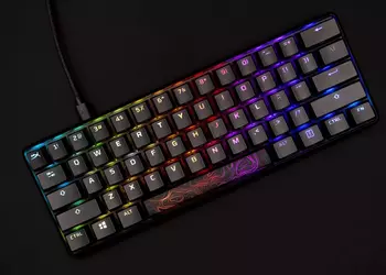 В Украине стартовали продажи HyperX Alloy Origins 60 — компактной геймерской клавиатуры с RGB подсветкой за 2999 грн