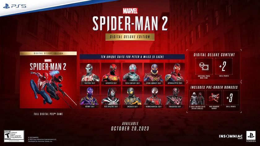 Стала известна дата релиза Marvel’s Spider-Man 2-3