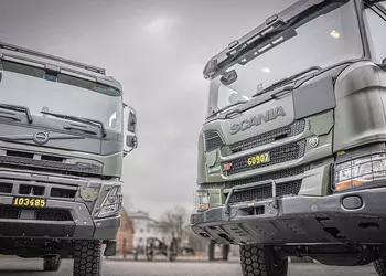 Швеция заказала для своей армии 775 грузовиков Scania и Volvo на 1.4 млрд крон