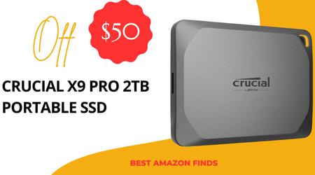 Crucial X9 Pro 2TB Portable SSD - Now $50 Off!