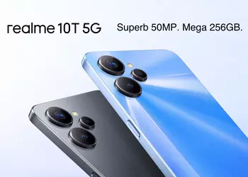 realme 10T 5G: 90Hz display, MediaTek Dimensity 810 chip and 50MP camera for $205