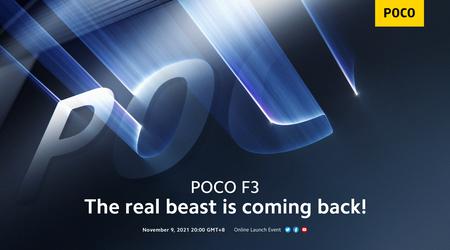 Not only POCO M4 Pro 5G: Xiaomi will unveil another new version of POCO F3 on November 9