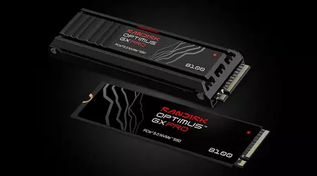 Like WD Black but More Expensive: SanDisk Releases PCIe 5.0 SSD Optimus GX Pro with Maximum Speed and Capacity up to 4 TB