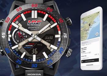 Casio Edifice ECB2000HR-1A в стиле гоночных автомобилей Honda доступен в США за $400