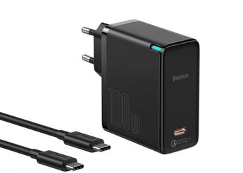 100-ватну GaN-зарядку Baseus з портом USB-C можна купити на розпродажі AliExpress 11.11 за $35