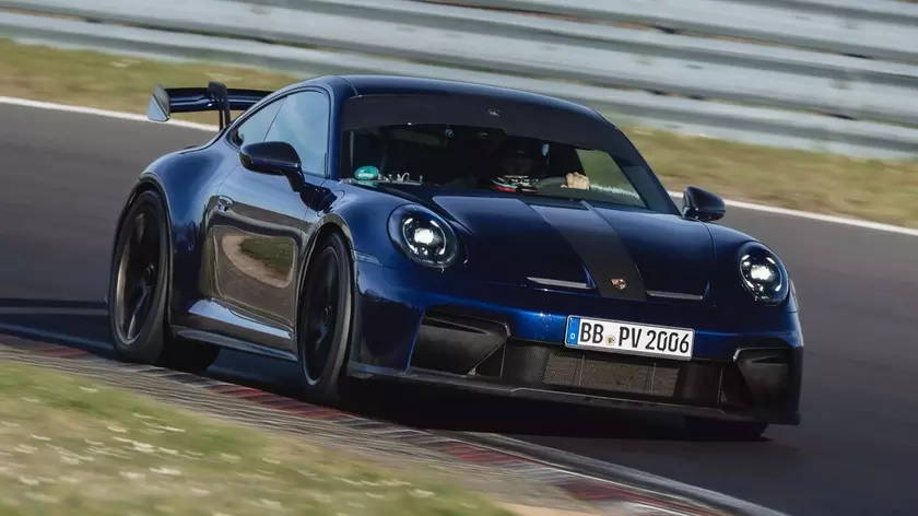 Porsche 911 на тестах, иллюстрация к патенту трансмиссии