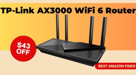  TP-Link AX3000 WiFi 6 Router - $43 OFF NOW!