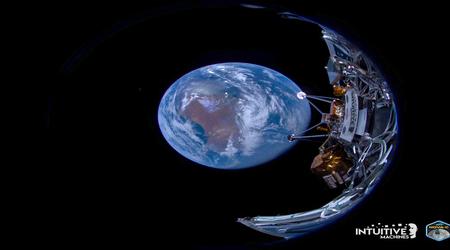 Odysseus-Lander macht Fotos von der Erde vor der Landung auf dem Mond