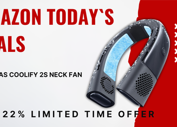 TORRAS COOLiFY 2S Wearable Neck Fan: 28-Hour Cooling Power with 22% Off