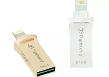 Флешки Transcend JetDrive Go 500 с разъемами Lightning и USB 3.1 одновременно