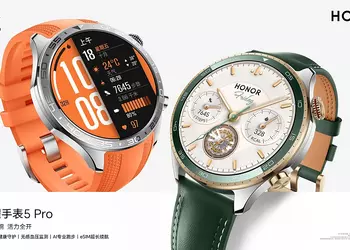 Honor Watch 5 Pro показали наживо: eSIM, мониторинг здоровья и собственный ШИ-ассистент