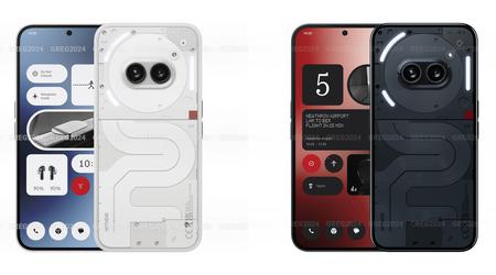 To farger, horisontalt kamera og bakgrunnsbelyst Glyph: Nothing Phone (2a) har dukket opp på offisielle bilder.