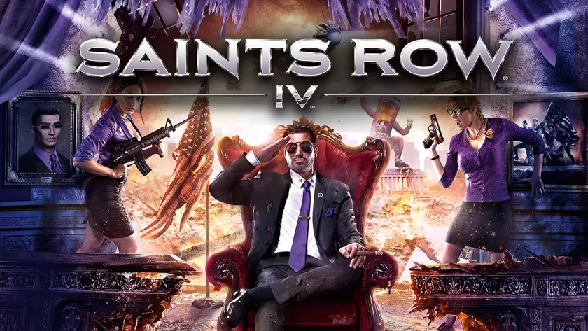 Игровой процесс Saints Row на PS 5 в лучях закатного солнца
