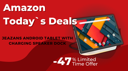 Jeazans A10 Pro Android Tablet with 47% Price Drop – Revolutionary Speaker Dock Bundle at Unbeatable Value!