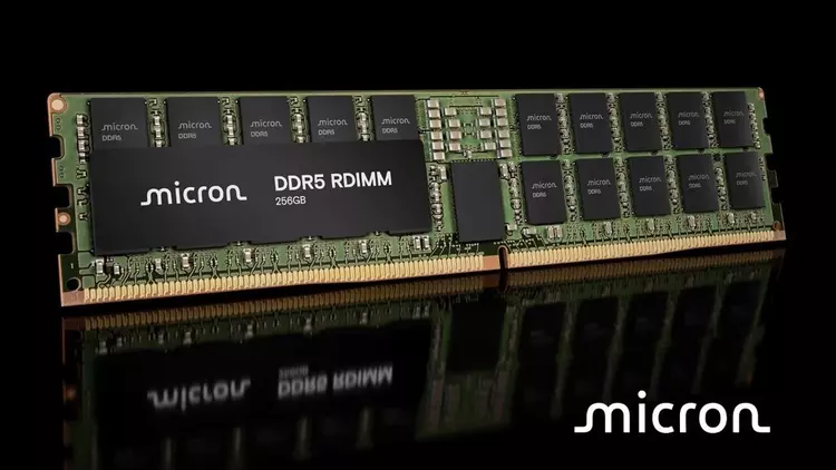 Micron's 256GB DDR5 server module is ...
