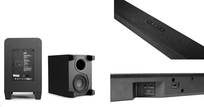 Polk Audio Signa S4 Ultra-Slim wall mounted Sound Bar 