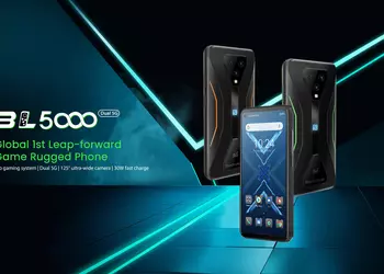 Мировая премьера Blackview BL5000 на AliExpress: 5G-смартфон с защитой IP68, NFC и чипом MediaTek Dimensity 700 дешевле $280