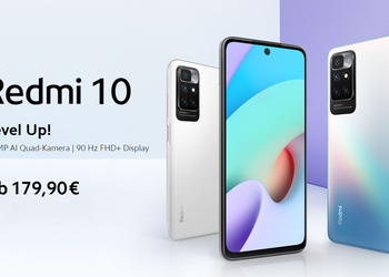 50MP camera, 5000mAh and Helio G88 priced from €179.90 - Redmi 10 debuted in Europe