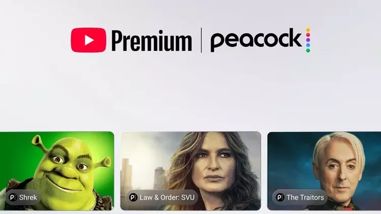 YouTube Premium offre Peacock aux abonnés ...