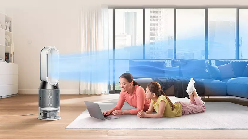 Dyson PH01: увлажнитель-очиститель воздуха с фильтром загрязнителей размером до 0,1 микрона