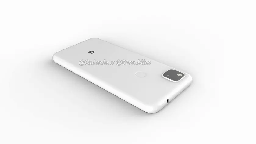 Первые рендеры Google Pixel 4a: «дырявый» дисплей и одна камера в квадратном блоке