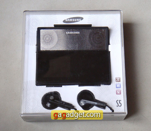 Обзор необычного MP3-плеера Samsung YP-S5