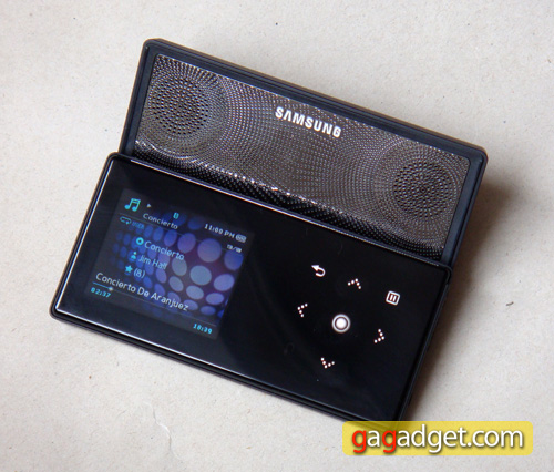 Обзор необычного MP3-плеера Samsung YP-S5-8