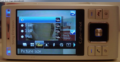 Sony Ericsson C905: ещё фото и характеристики