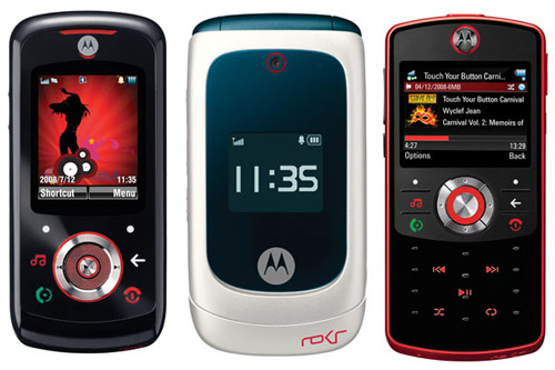 Motorola EM25, EM28, EM30 — новые телефоны серии ROKR