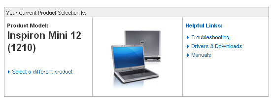 Dell выпустит 12-дюймовый нетбук Inspiron Mini 12 (1210)