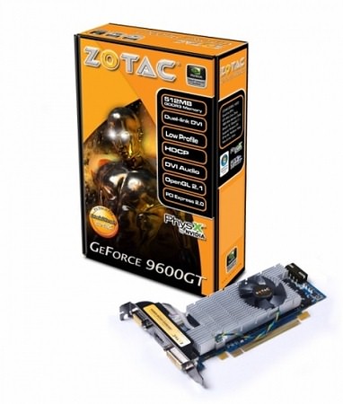 ZOTAC GeForce 9600GT LP: видеокарта для HTPC