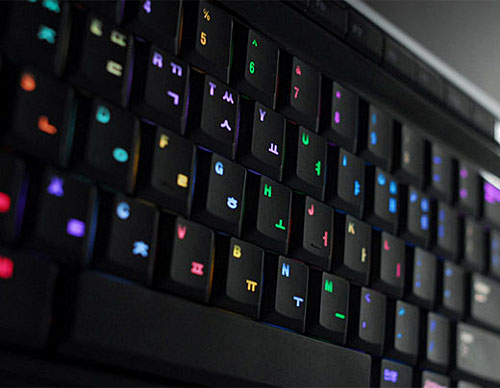 Luxeed U5 LED: клавиатура с разноцветной подсветкой
