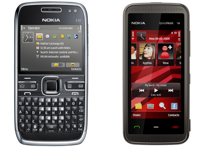 Nokia E72 и 5530 Xpress Music представлены официально