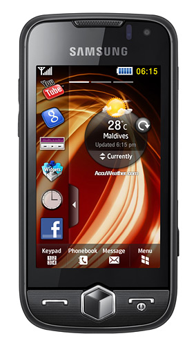 Samsung S8000: мультимедийный телефон с большим сенсорным экраном
