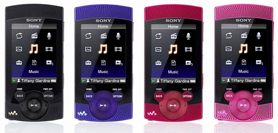 Sony официально представила MP3-плееры Walkman S540 и E440K-2