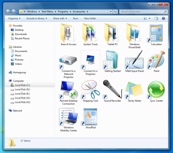Знакомство с Windows 7. День 14: комплектные приложения