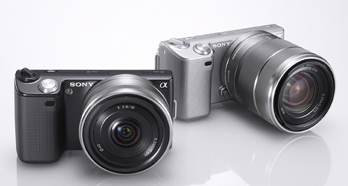 Sony NEX3 и NEX5 - беззеркальные камеры со сменной оптикой и 14-мегапиксельной APS-матрицей
