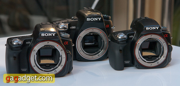 Гибридные зеркалки Sony Alpha SLT-A33 и SLT-A55 своими глазами 